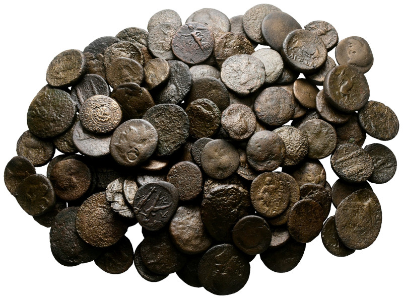 Lot of ca. 130 greek bronze coins / SOLD AS SEEN, NO RETURN!

Good Fine