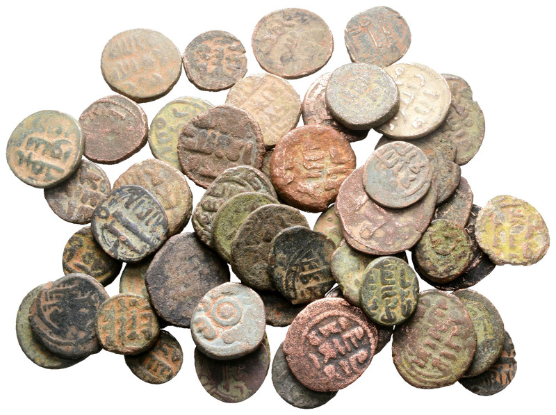 Lot of ca. 50 islamic bronze coins / SOLD AS SEEN, NO RETURN! 

Very Fine