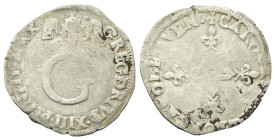 AVIGNONE
Gregorio XIII (Ugo Boncompagni), 1572-1585.
Da sei bianchi. 
Mi
gr. 3,83
Dr. GREGORIVS PONTIF MAX. Grande G sormontata da triregno.
Rv....