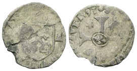 AVIGNONE
Clemente VIII (Ippolito Aldobrandini), 1592-1605. 
Dozzina 1593 con giglio francese contromarcato al rv.
Mi
gr. 1,85
Dr. CLEMENS - VIII ...