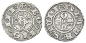 BOLOGNA
Monete Autonome, 1380-quarto decennio del XV secolo. 
Bolognino grosso.
Ag
gr. 1,19
Dr. (circoletto) BO - NO - NI (circoletto). La letter...