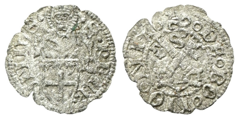 BOLOGNA
Filippo Maria Visconti, 1438-1443.
Quattrino.
Mi
gr. 0,54
Dr. (bisc...