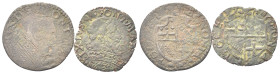 BOLOGNA
Sisto V (Felice Peretti), 1585-1590.
Sesino (lotto di 2 esemplari)
Mi
gr. 0,84-0,53.
Dr. SIXTVS V PONT MAX. Busto a d., con piviale decor...