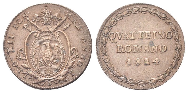 BOLOGNA
Leone XII (Annibale Sermattei della Genga), 1823-1829.
Quattrino Roman...