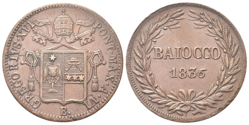 BOLOGNA
Gregorio XVI (Bartolomeo Alberto Cappellari), 1831-1846.
Baiocco 1836 ...