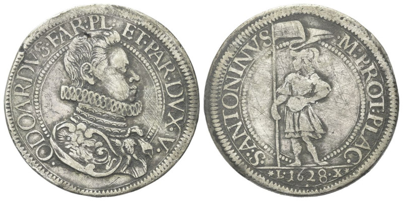 PIACENZA
Odoardo Farnese, 1622-1646. 
Scudo 1628.
Ag
gr. 26,71
Dr. ODOARDVS...