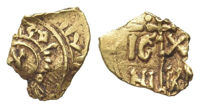 SICILIA
Tancredi, Re di Sicilia, 1189-1194. 
Frammento di Tarì.
Au
gr. 0,49...