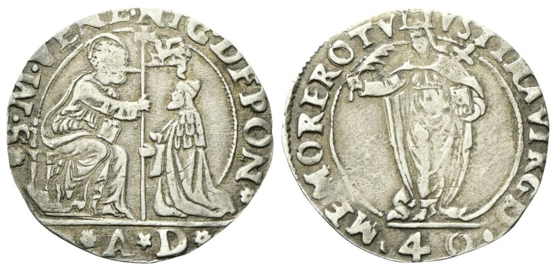 VENEZIA
Nicolò Da Ponte Doge LXXXVII, 1578-1585. 
Quarto di Scudo da 2 Lire o ...