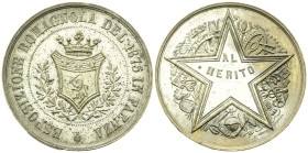 FAENZA
Vittorio Emanuele II, 1861-1878.
Medaglia 1875 opus Grassi.
Æ argentato
gr. 32,98 mm 43,1
Dr. ESPOSIZIONE ROMAGNOLA DEL 1875 IN FAENZA. St...
