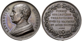 FIRENZE
Lorenzo Ghiberti, 1378-1455. 
Medaglia 1815 opus N. Cerbara.
Æ
gr. 42,38 mm 41,7
Dr. LAVRENTIVS - GHIBERTI. Busto a s.; sotto, NIC CERBAR...