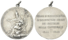 FOLIGNO
Durante Repubblica Italiana, dal 1946.
Medaglia 1946 opus S. Johnson
Ag
gr. 38,98 mm 42,2
Dr. AB INITO S FELICIANI M FVLCI EPISCOPATV - X...