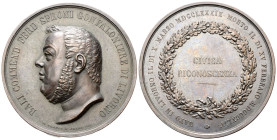 LIVORNO
Ferdinando Sproni (confaloniere) 1798-1844.
Medaglia 1844 opus A. Fabris.
Æ
gr. 79,11 mm 49,5
Dr. BALI COMMEND FERD SPRONI GONFALONIERE D...