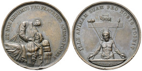 MILANO
Durante Ferdinando I d'Asburgo Lorena, 1835-1848.
Medaglia devozionale 1839 con San camillo del Lellis opus L. Cossa.
Æ
gr. 21,46 mm 36,8
...