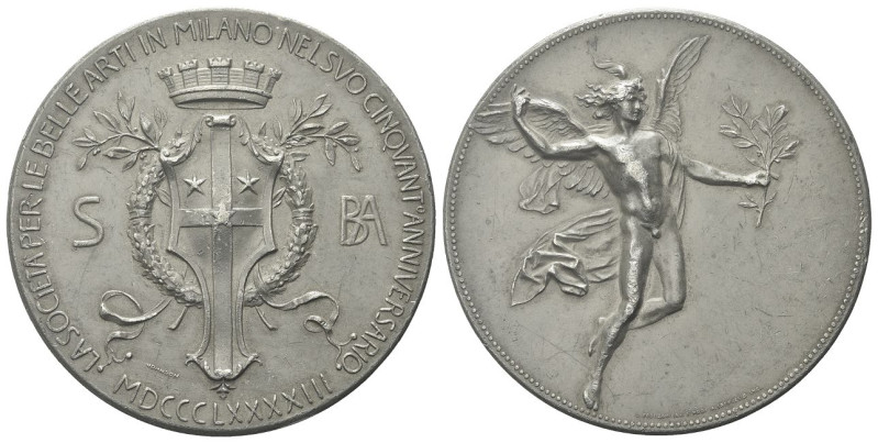 MILANO
Durante Umberto I, 1878-1900.
Medaglia 1893 opus L. Pogliaghi e A. Capp...