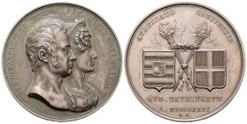MODENA
Ferdinando I, Imperatore d'Austria e re del Lombardo-Veneto, 1835-1848.
Medaglia 1831 opus G. Ferraris.
Æ
gr. 43,55 mm 46
Dr. FERDINANDVS ...