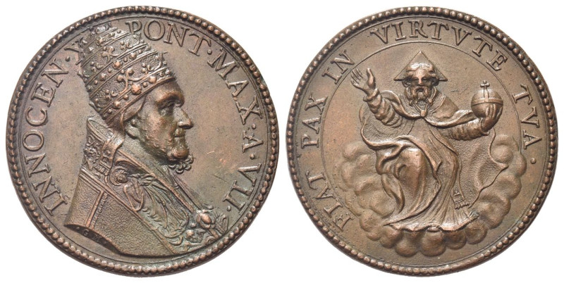 ROMA
Innocenzo X (Giovanni Battista Pamphilj), 1644-1655.
Medaglia 1651 a. VII...