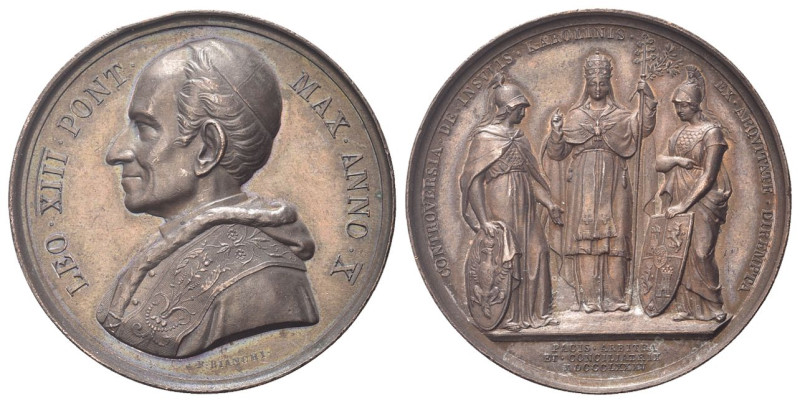 ROMA
Leone XIII (Vincenzo Gioacchino Luigi Pecci), 1878-1903.
Medaglia 1887 a....