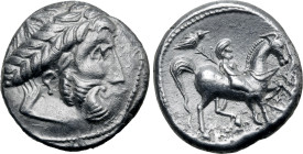 Celts in Eastern Europe AR Tetradrachm.