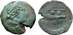 Etruria, Populonia Æ Sextans.