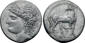 North Africa, Carthage BI Tridrachm.
