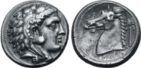 Sicily, Siculo-Punic AR Tetradrachm.