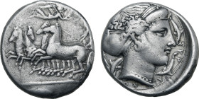 Sicily, Syracuse AR Tetradrachm.