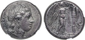 Sicily, Syracuse AR Tetradrachm.
