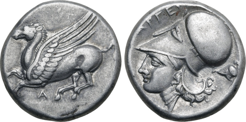 No Reserve 

Akarnania, Argos Amphilochikon AR Stater. Circa 340-300 BC. Pegasos...