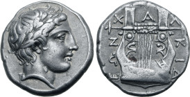 Macedon, Chalkidian League AR Tetradrachm.