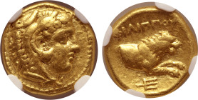 Kingdom of Macedon, Philip II AV Hemistater.