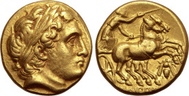 Kingdom of Macedon, Philip II AV Stater.