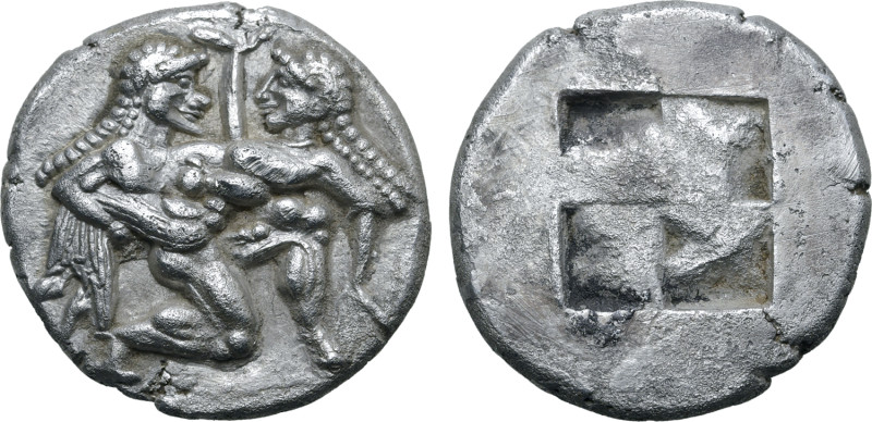 No Reserve 

Islands off Thrace, Thasos AR Stater. Circa 520-510 BC. Naked and b...
