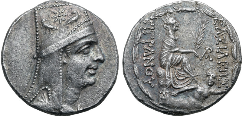 No Reserve 

Kings of Armenia, Tigranes II 'the Great' AR Tetradrachm. Tigranoke...