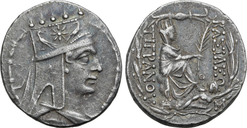 No Reserve 

Kings of Armenia, Tigranes II 'the Great' AR Tetradrachm. Tigranoke...