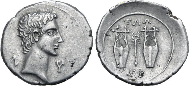 No Reserve 

Augustus AR Drachm of Tlos and Kragos, Lycian League. Circa 27-20 B...