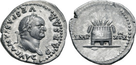 Vespasian AR Denarius.