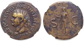 Titus Æ Sestertius.