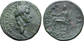 Nerva Æ Sestertius.