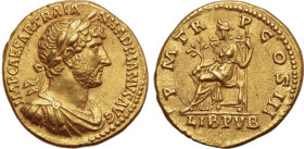 Hadrian AV Aureus.