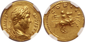Hadrian AV Aureus.