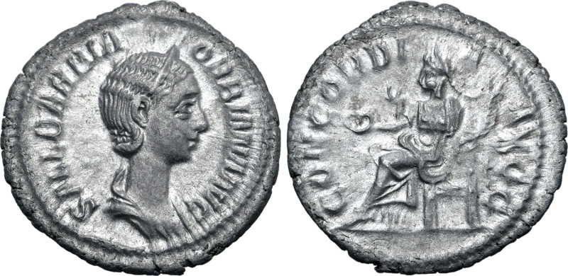 No Reserve 

Sallustia Orbiana (wife of S. Alexander) AR Denarius. Antioch, AD 2...