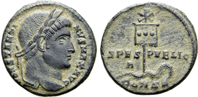 No Reserve 

Constantine I ‘the Great’ BI Nummus. Constantinople, AD 327. CONSTA...