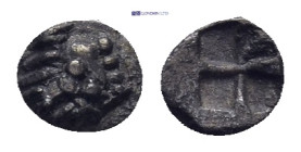 Asia Minor, Uncertain mint, Hemitetartemorion AR, (0.09 Gr. 5mm.)