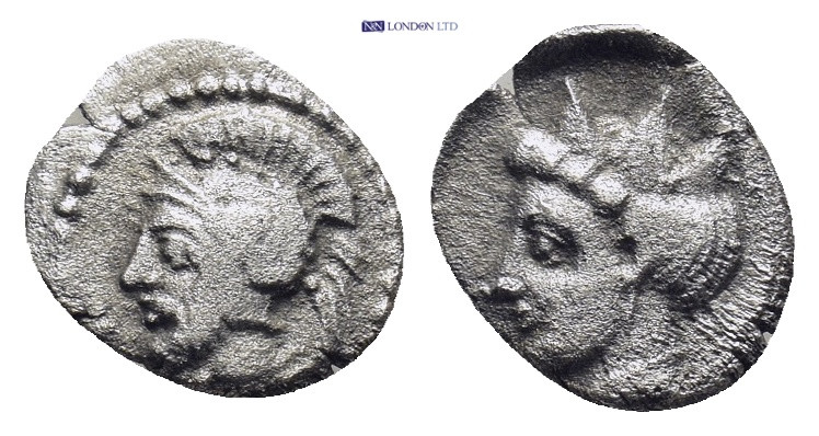 Cilicia Uncertain mint circa 300 BC. Obol AR (0.61 Gr. 10mm.)