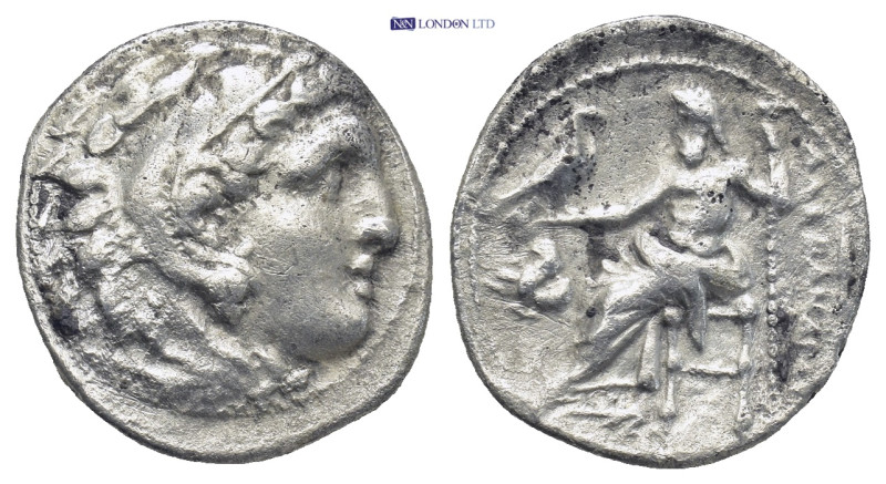 MACEDONIAN KINGDOM. Alexander III the Great (336-323 BC). AR drachm (18mm, 4.14 ...