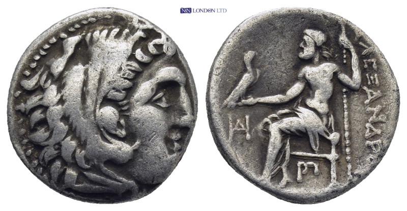 Kingdom of Macedon, Alexander III 'the Great' AR Drachm. (17mm, 3.97 g) Teos, ci...