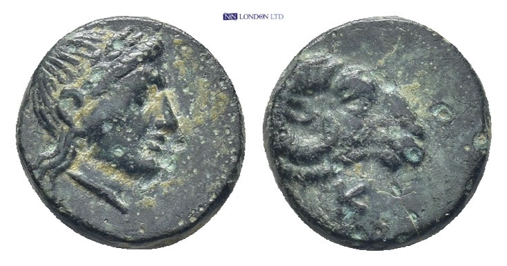 TROAS. Kebren (Circa 387-310 BC).AE. (1 Gr. 9mm.)
 Laureate head of Apollo right...