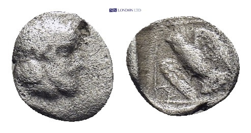 IONIA. Magnesia ad Maeandrum. Archepolis (Circa 459 BC). Tetartemorion. (0.2 Gr....