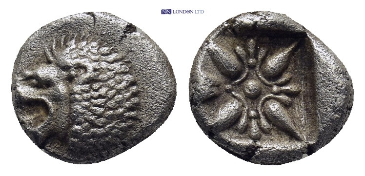 Ionia, Miletus, late 6th-5th centuries BC. AR obol or 1/12 of stater (0.99Gr. 9m...