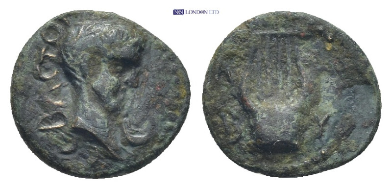 TROAS. Abydos. Augustus (27 BC-AD 14). Ae. (14mm, 1.7 g) Obv: CEBACTOY. Bare hea...